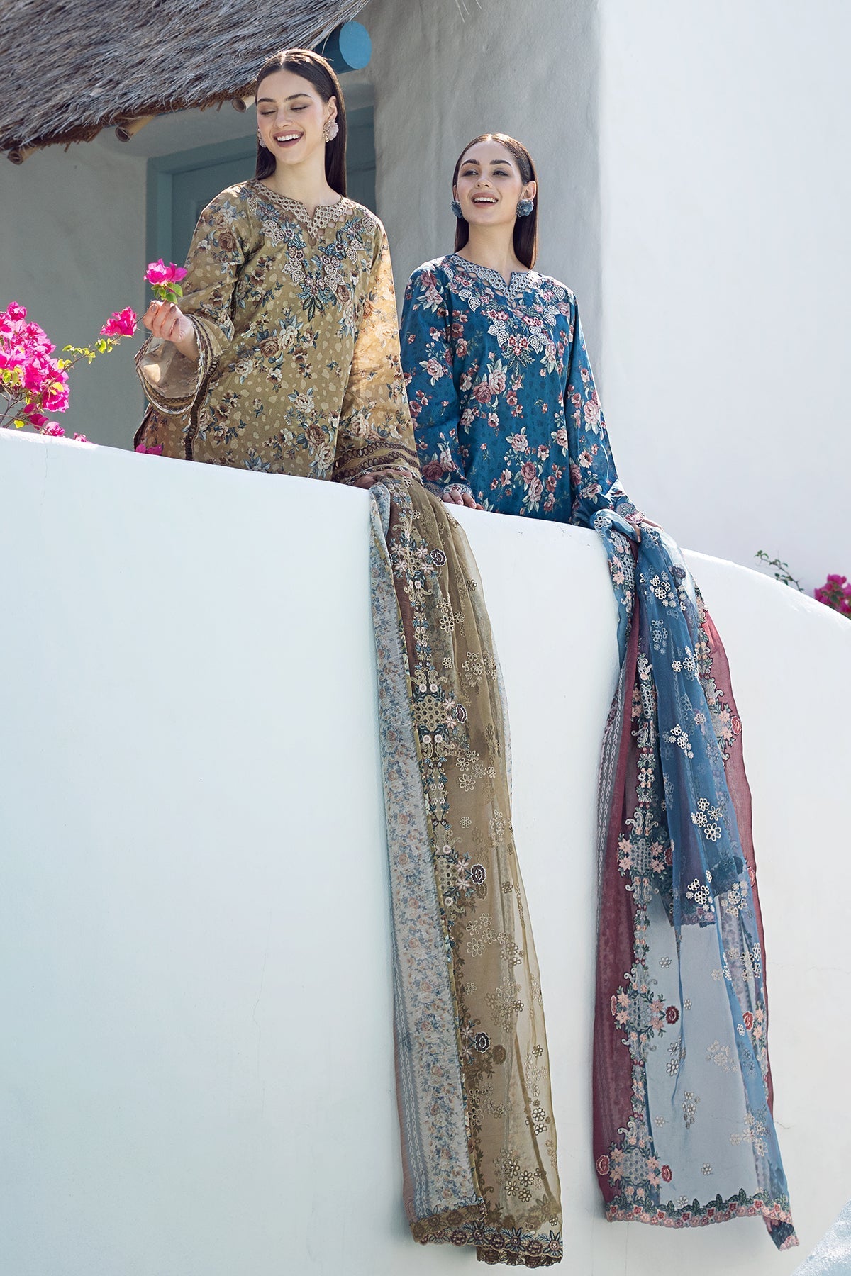 BAROQUE | EMBROIDERED PRINTED LAWN UF-553