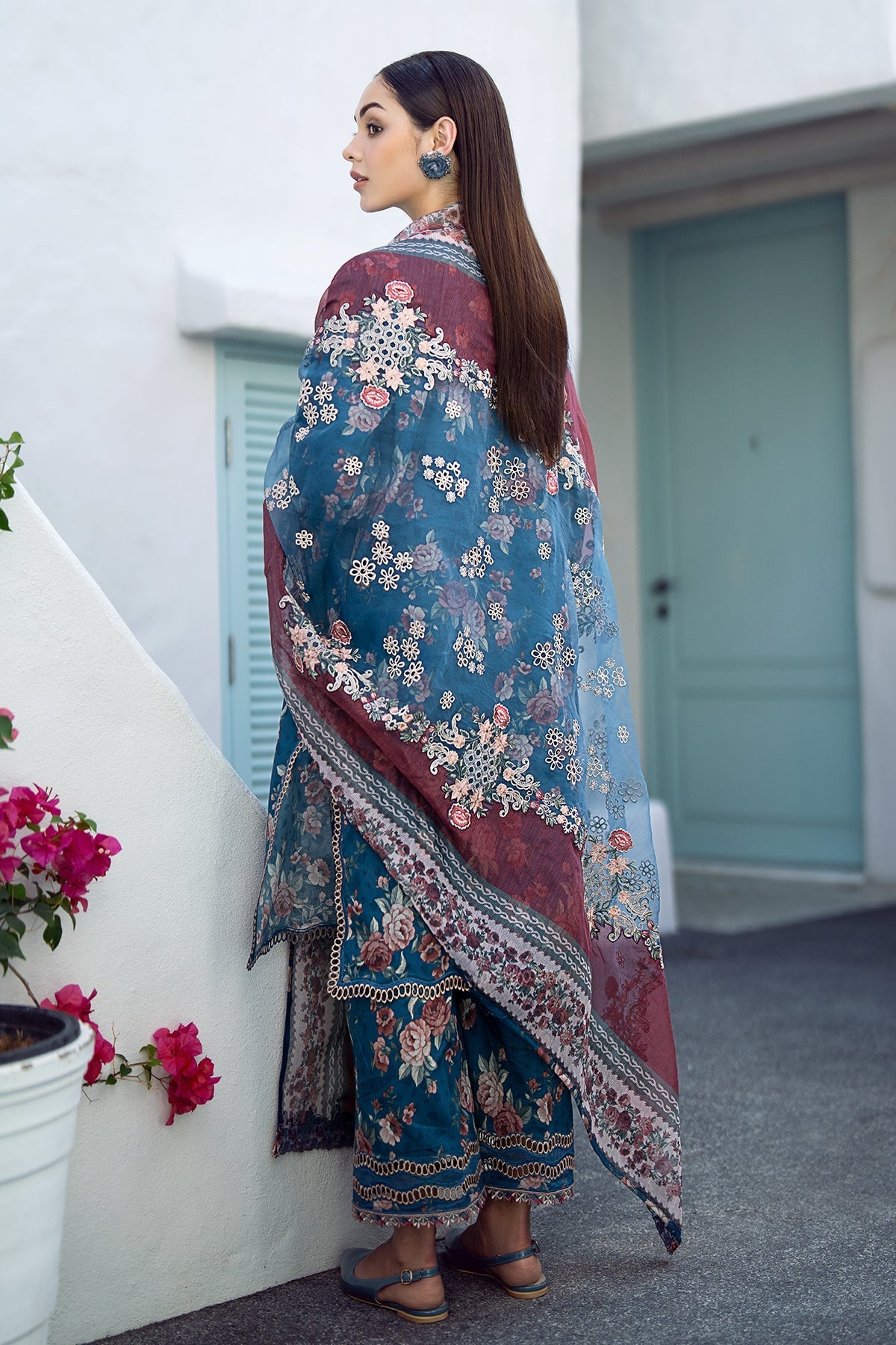 BAROQUE | EMBROIDERED PRINTED LAWN UF-554