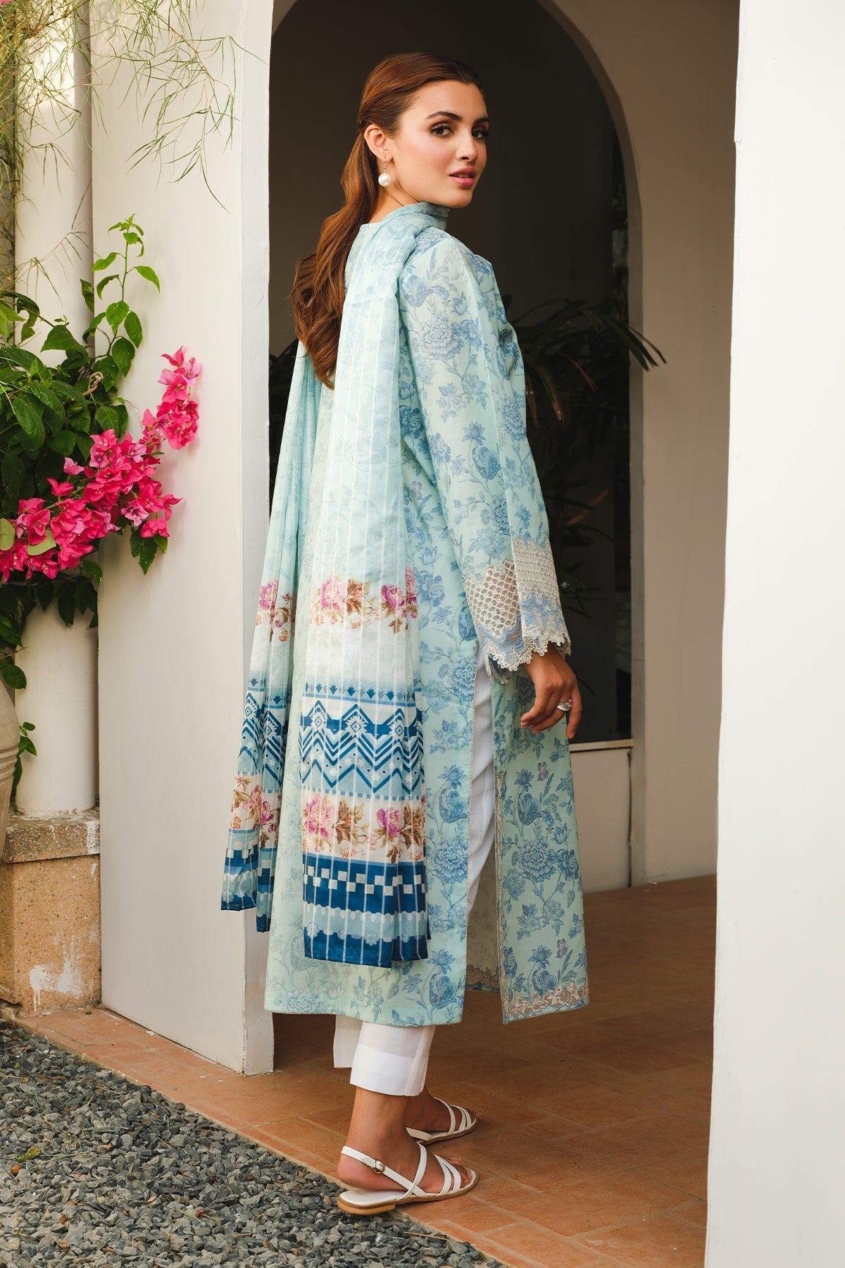 BAROQUE | EMBROIDERED PRINTED LAWN UF-661