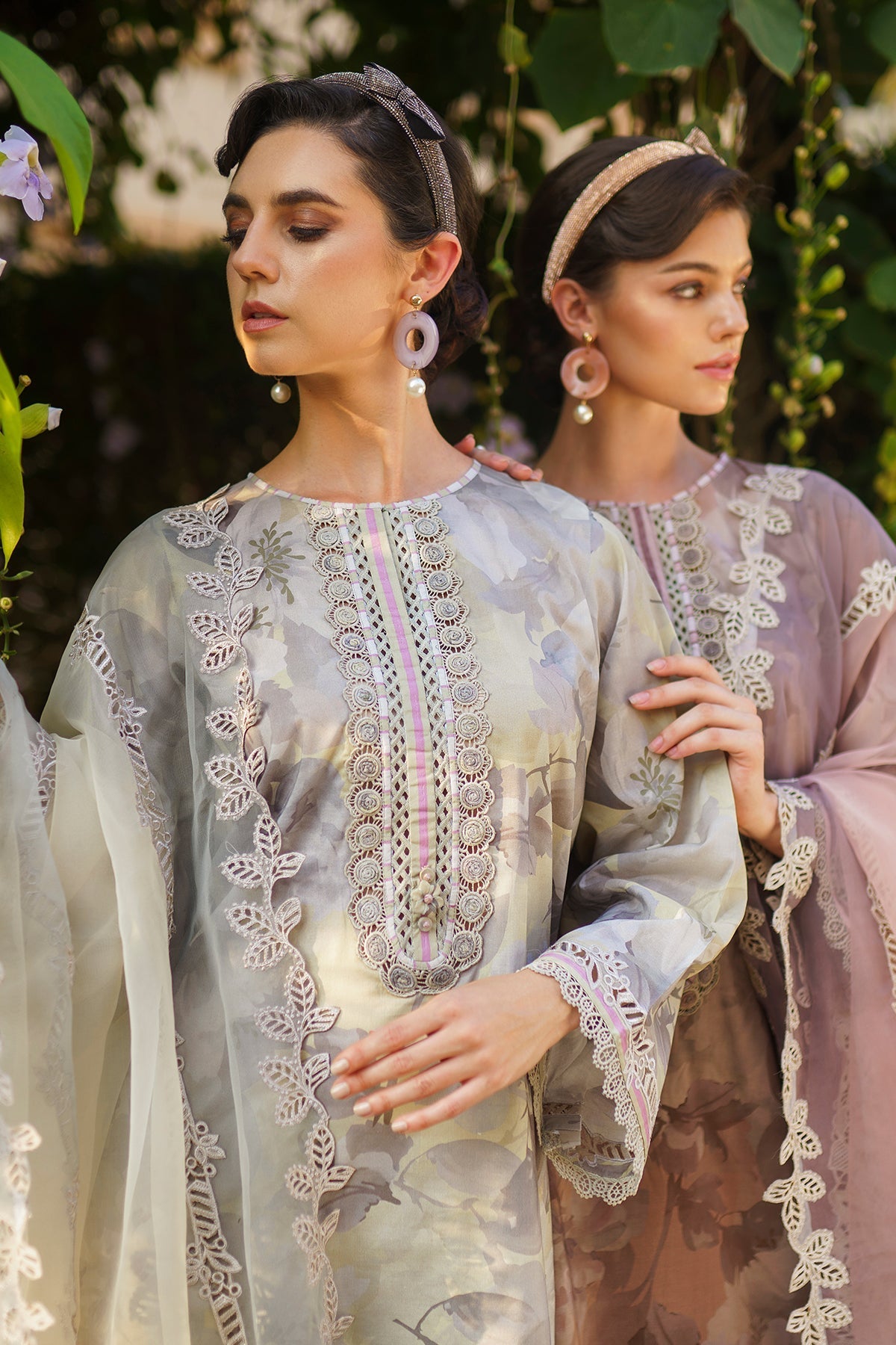 BAROQUE | EMBROIDERED PRINTED LAWN UF-586