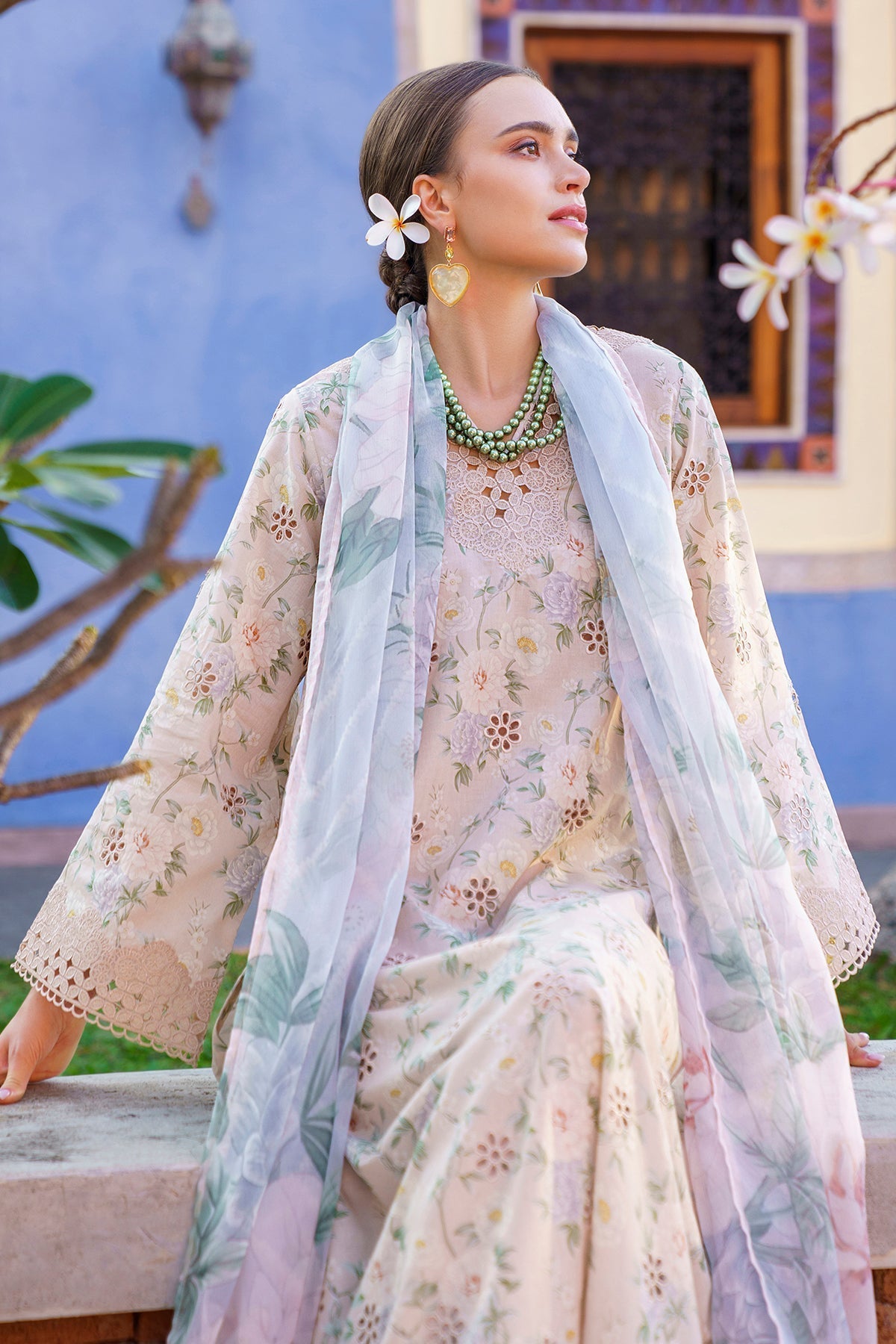 BAROQUE | EMBROIDERED PRINTED LAWN UF-591