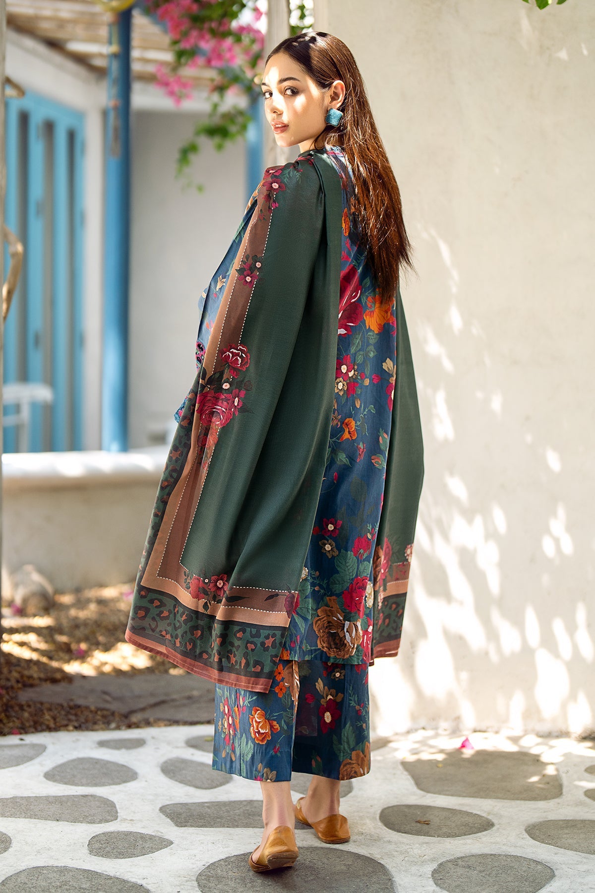 BAROQUE | EMBROIDERED PRINTED LAWN UF-548