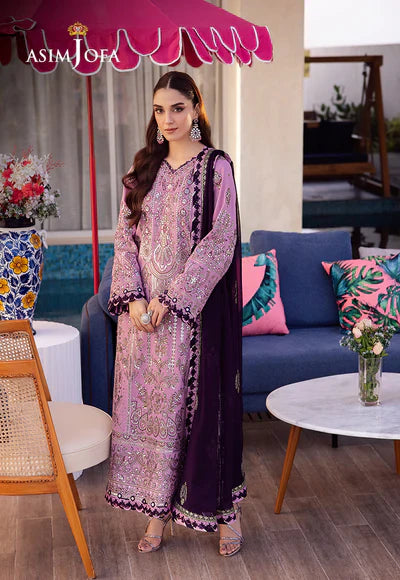 Asim Jofa | Uraan | AJUR-03 EMBROIDERED LAWN 3 PCS