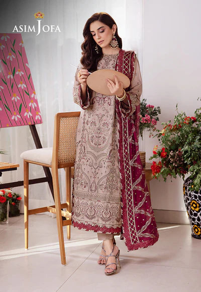 Asim Jofa | Uraan | AJUR-10 EMBROIDERED LAWN 3 PCS