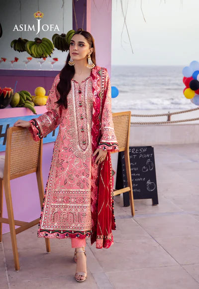 Asim Jofa | Uraan | AJUR-06 EMBROIDERED LAWN 3 PCS