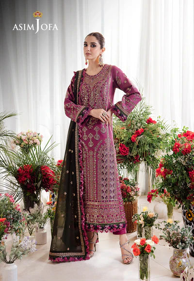 Asim Jofa | Uraan | AJUR-07 EMBROIDERED LAWN 3 PCS