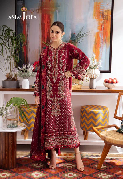 Asim Jofa | Uraan | AJUR-04 EMBROIDERED LAWN 3 PCS