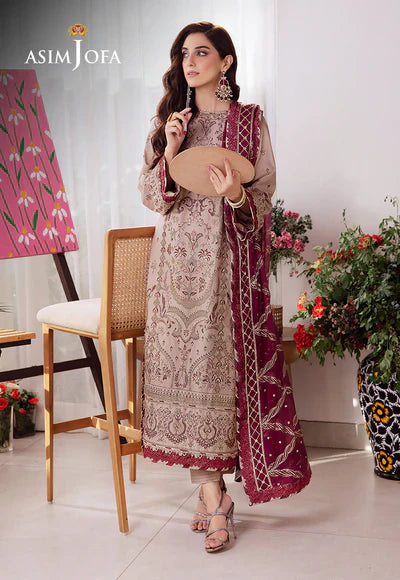 Asim Jofa | Uraan | AJUR-10 EMBROIDERED LAWN 3 PCS