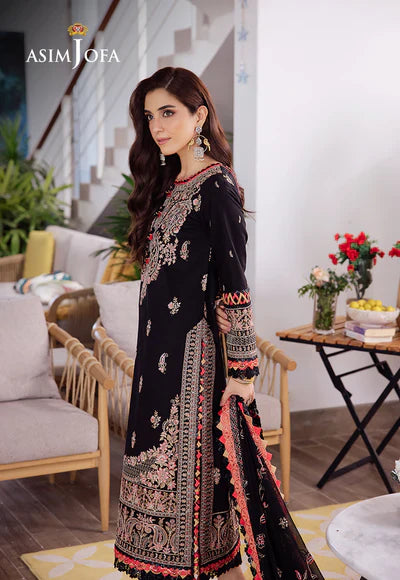 Asim Jofa | Uraan | AJUR-08 EMBROIDERED LAWN 3 PCS