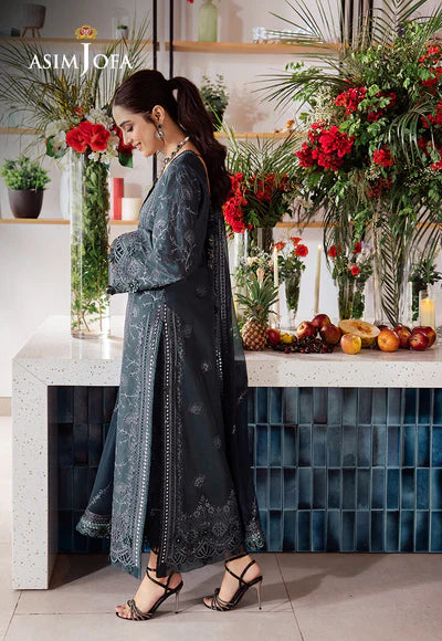 Asim Jofa | Uraan | AJUR-01 EMBROIDERED LAWN 3 PCS