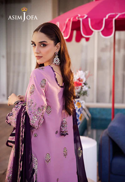 Asim Jofa | Uraan | AJUR-03 EMBROIDERED LAWN 3 PCS