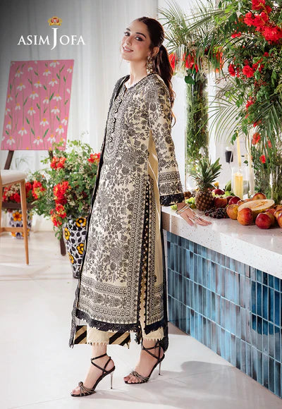 Asim Jofa | Uraan | AJUR-09 EMBROIDERED LAWN 3 PCS