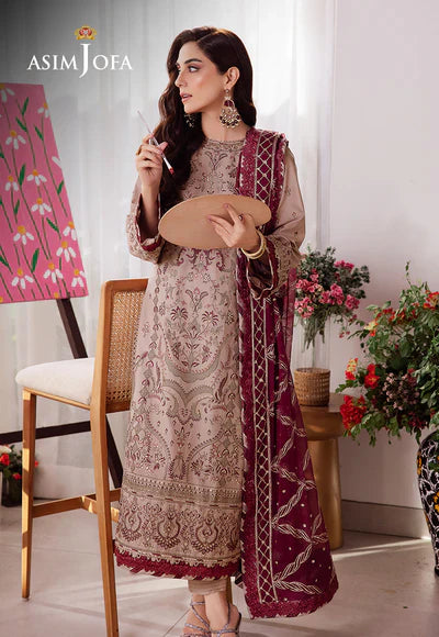 Asim Jofa | Uraan | AJUR-10 EMBROIDERED LAWN 3 PCS