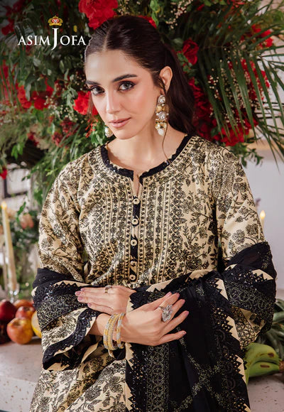 Asim Jofa | Uraan | AJUR-09 EMBROIDERED LAWN 3 PCS