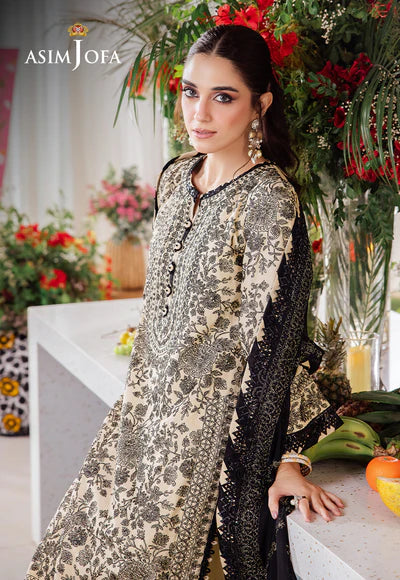 Asim Jofa | Uraan | AJUR-09 EMBROIDERED LAWN 3 PCS