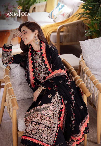 Asim Jofa | Uraan | AJUR-08 EMBROIDERED LAWN 3 PCS