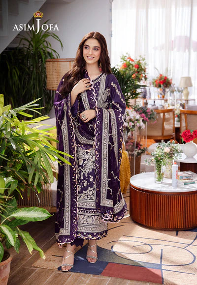 Asim Jofa | Uraan | AJUR-05 EMBROIDERED LAWN 3 PCS