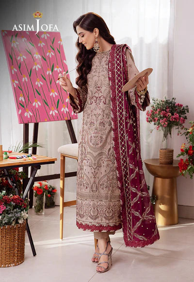 Asim Jofa | Uraan | AJUR-10 EMBROIDERED LAWN 3 PCS